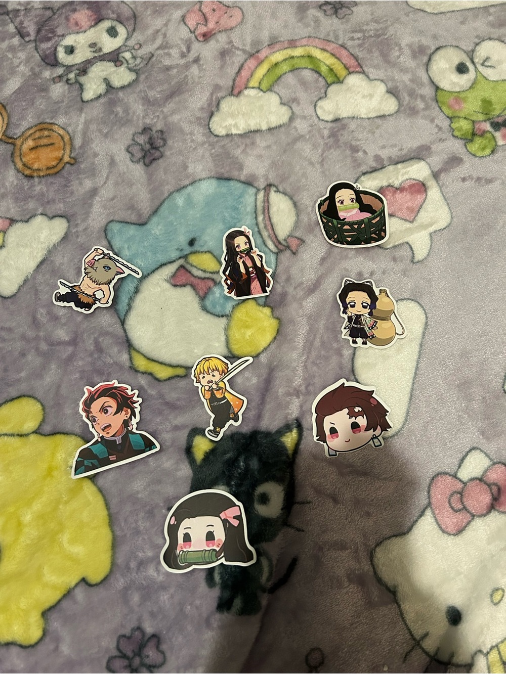 Demon slayer stickers (8 stickers)